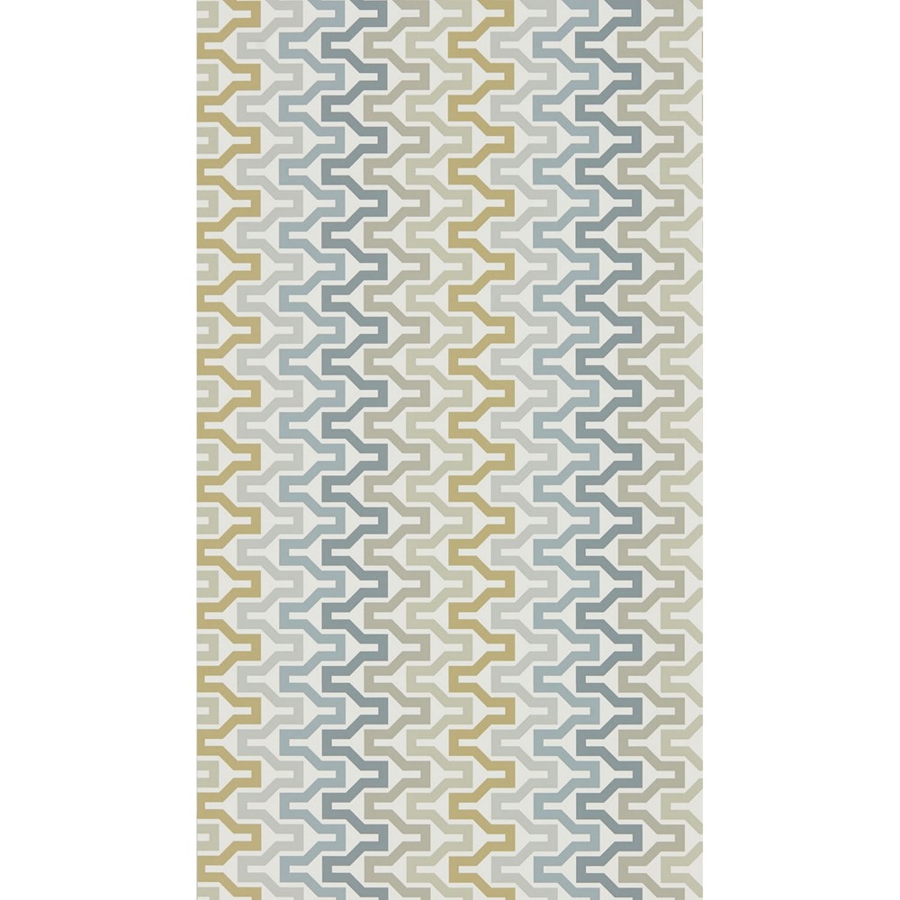 Sioux Wallpaper 111833 by Scion in Charcoal Cinnamon Slate